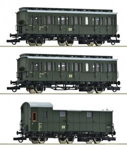 6200130 Roco 3-delige Set 1: Nebenbahnzug DR